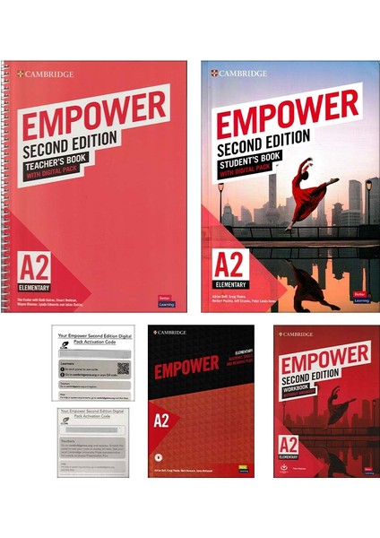 Empower A2 Teacher's Book + Student's Book + Workbook + Acedemic Skills + Kod