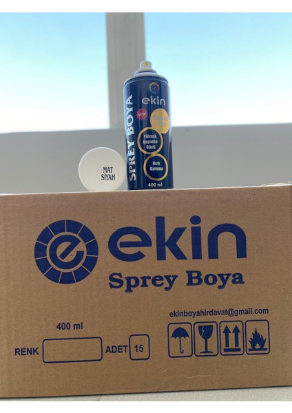 400 ml Siyah 15'li Koli Sprey Boya