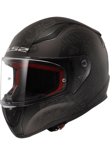 Rapid Takaroa Mat Siyah Motosiklet Kaskı