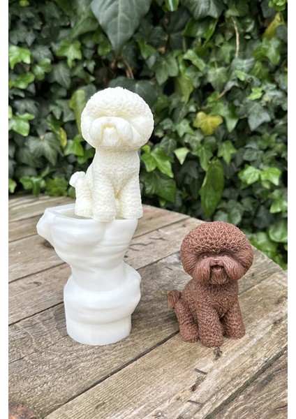 Poodle ( Köpek ) Mum Kalıbı (Silikon)