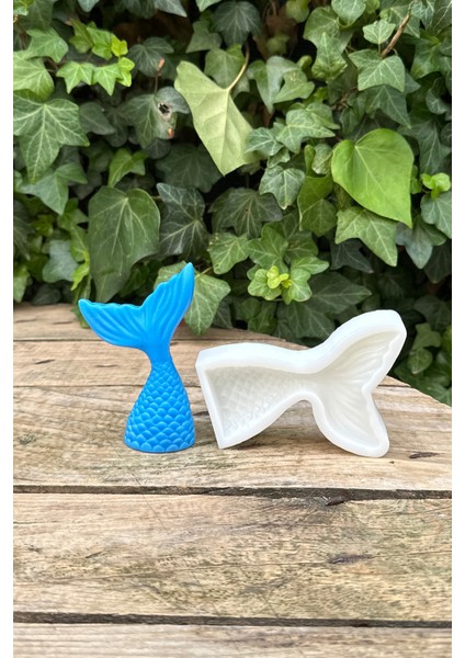 Deniz Kızı Kuyruğu Büyük Tekli Mum Kalıbı ( Silikon ) modelleri