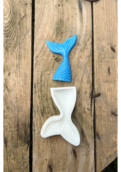 Deniz Kızı Kuyruğu Büyük Tekli Mum Kalıbı ( Silikon ) indirimleri