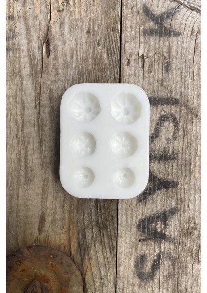 Kabak Mini Altılı Mum Kalıbı ( Silikon ) fırsatları