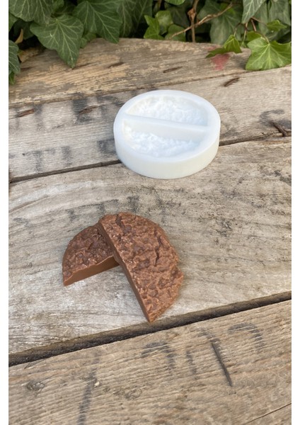 Kurabiye Yarım Ikili Mum Kalıbı ( Silikon ) indirimleri