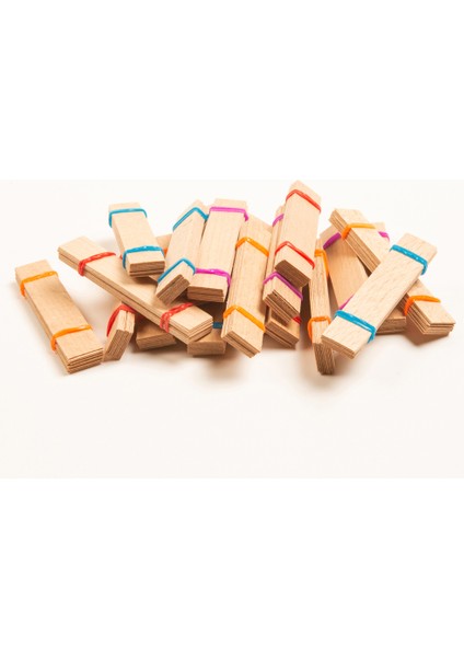 Ahşap Mum Fitili -100 Adet ( 75MM x 15MM x 0,5mm ) fırsatları