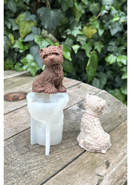 West Highland ( Köpek ) Mum Kalıbı (Silikon) modelleri