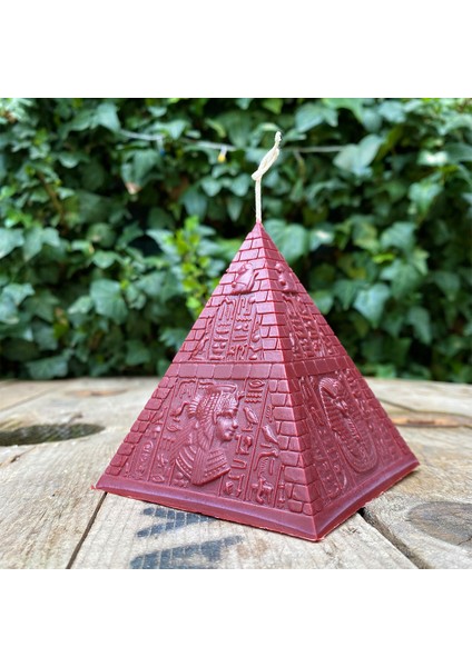 Piramit Mum Kalıbı 7X7X8 cm Orta ( Silikon )