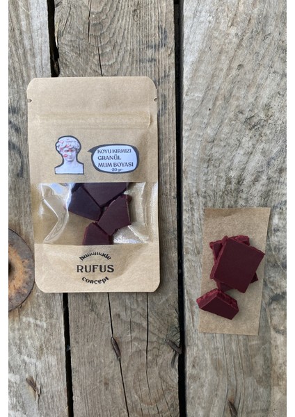 Koyu Kırmızı Granül Mum Boyası ( 20 gr ) fiyatları