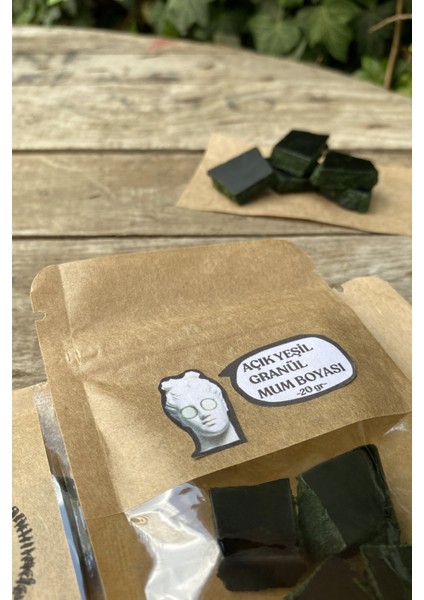 Açık Yeşil Granül Mum Boyası ( 20 gr ) modelleri