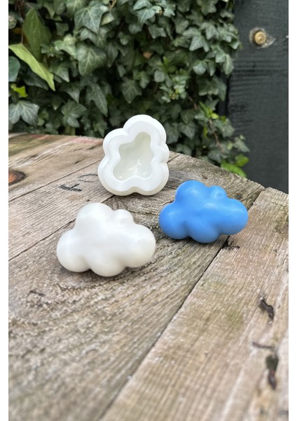 Bubble Bulut 3D Mum Kalıbı ( Silikon )
