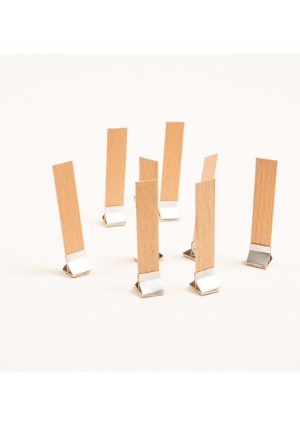 Ahşap Mum Fitili + Yapışkanlı Sehpa - 50 Adet ( 75MM x 15MM x 0,5mm ) fiyatları