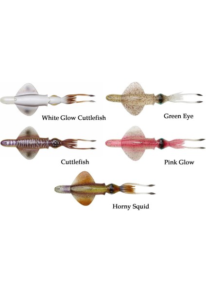 Swim Squid Rtf 25CM 200GR White Glow Cuttlefish fiyatları