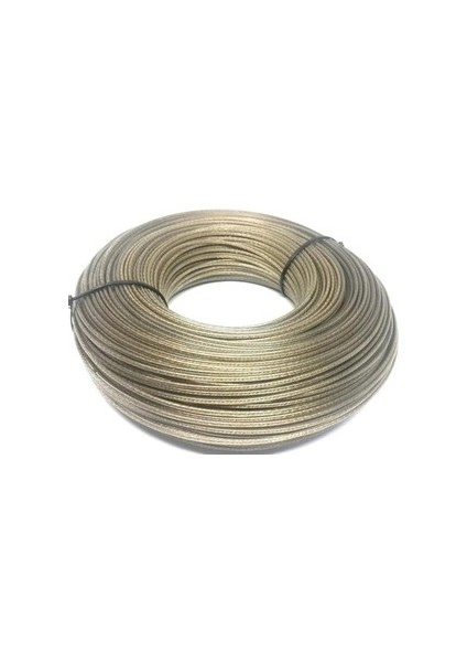 Çelik Çamaşır Ipi Çelik Halat Pvc Kaplı Izoleli 3 mm 10 Metre