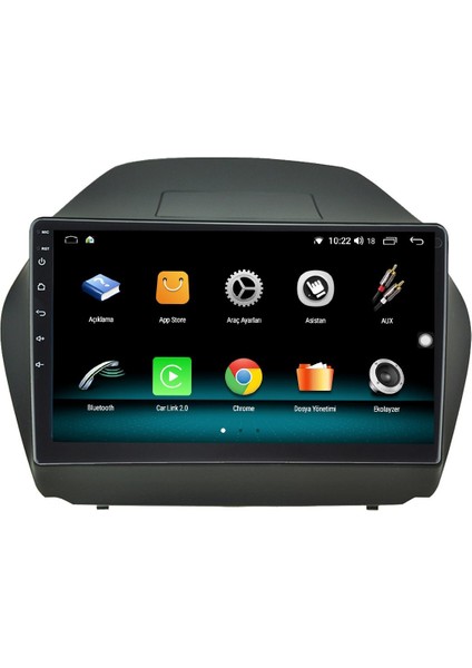 Hyundai İX35 Android 10 Multimedya Carplay 2gb Ram + 32GB HDD Navigasyon Ekran