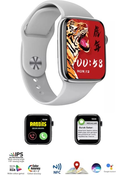 Alcatel Uyumlu Akıllı Saat Konuşma Özellikli Watch 8 Pro