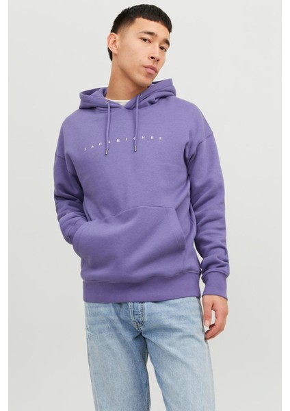 Jjestar Jj Sweat Hood Noo Mor Erkek Sweatshirt
