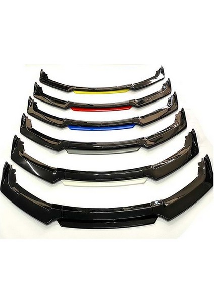 Cıtroen C4GRI Ön Lip Ön Tampon 4 Parça Lip Unıversal
