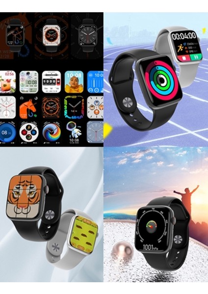 Rabbit Store Apple Iphone Uyumlu Akıllı Saat Nfc Özellikli Bt Konuşma Özellikli Watch 8 Akıllı Saat Deri Krdn