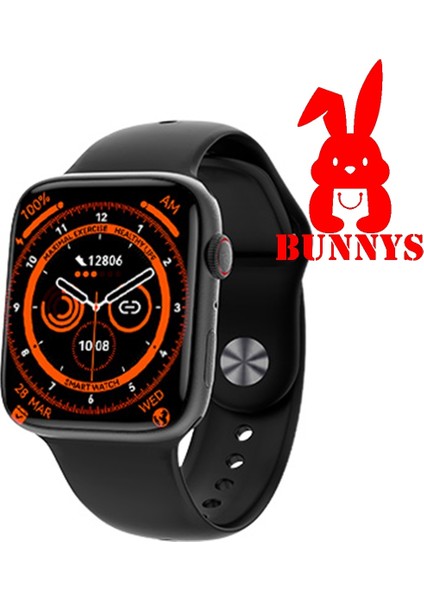 Samsung Uyumlu Akıllı Saat Watch 8 Pro 45MM Nfc Özellikli Bt Çağrı Destekli