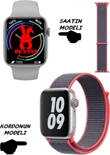 Xiaomi Uyumlu Akıllı Saat Nfc Özellikli Watch 8 Pro Bt Konuşma Özellikli Akıllı Saat Hasır Kordon