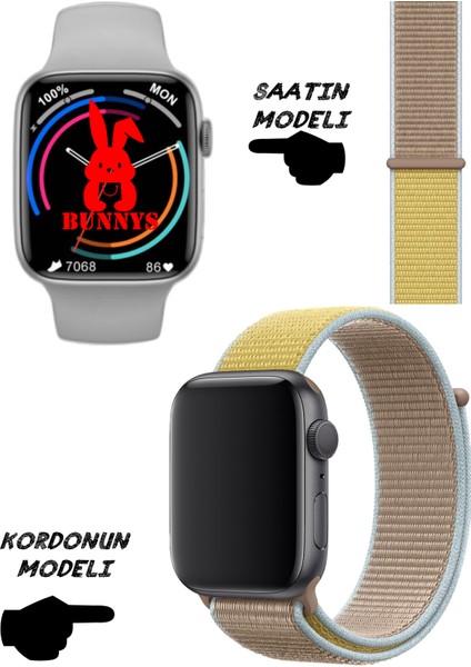 Xiaomi Uyumlu Akıllı Saat Nfc Özellikli Watch 8 Pro Bt Konuşma Özellikli Akıllı Saat Hasır Kordon