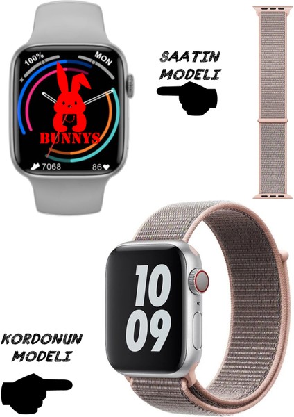 Xiaomi Uyumlu Akıllı Saat Nfc Özellikli Watch 8 Pro Bt Konuşma Özellikli Akıllı Saat Hasır Kordon