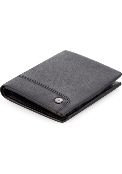 Erkek Cüzdan & Kartlık 41241401 Roncato Alaska Small Wallet With With Coins Pocket Black