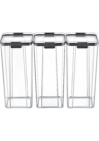 Saklama Kilitli Kapları 3 Lü Set Orta 3 x 1300 ml