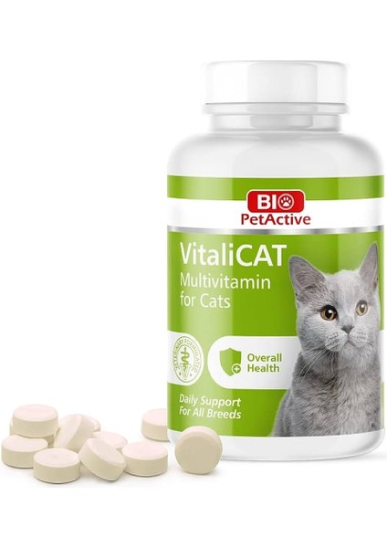 PetActive VitaliCat Kediler İçin Multivitamin Tablet 150 Adet