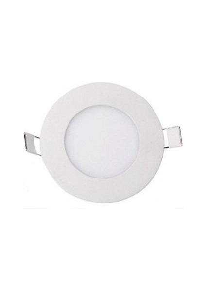 3W Slim Kasa LED Panel Armatür Beyaz Işık FL-2038-B