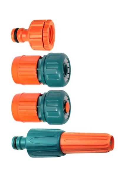 YT149 Otomatik Fonksiyonlu Ayarlı Sulama Sprey Lans Tabanca Seti 4lü 1/2X20MM