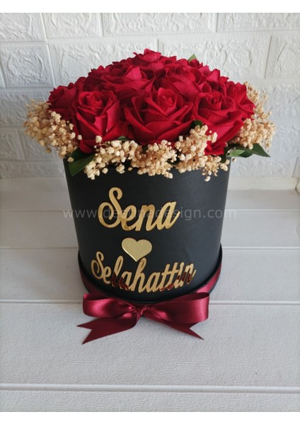 Orta Boy Kız Isteme Çiçeği/kutuda Kırmızı Gül/yapay Kız Isteme Çiçeği indirimleri
