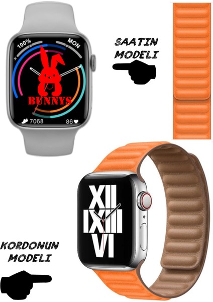 Huaweı Uyumlu Akıllı Saat Nfc Özellikli Bt Konuşma Özellikli Watch 8 Akıllı Saat Deri Krdn