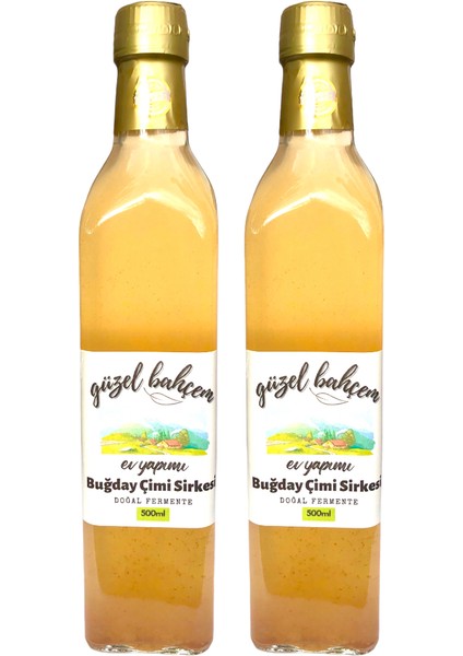 Buğday Çimi Sirkesi 500 ml 2'li Paket