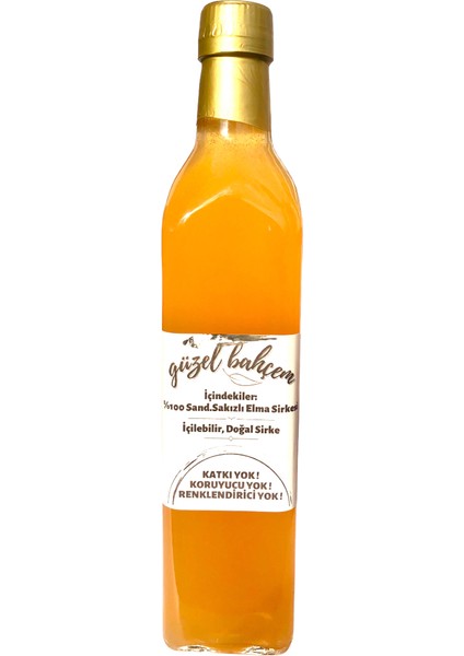 Sandaloz Sakızlı Elma Sirkesi 500 ml 2'li Paket