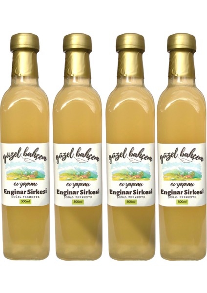 Enginar Sirkesi 500 ml 4'lü Paket