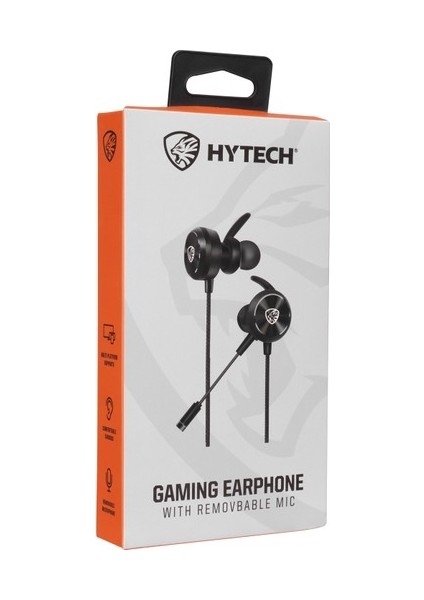 Hytech Hy-Gk3 3,5 Oyuncu Esnek Mikrofonlu Siyah Kulakiçi Kulaklık