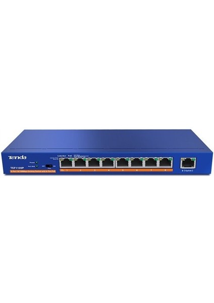 Tenda TEF1109P 9port 10/100 8 Port Poe Switch