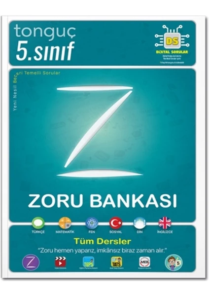 Tonguç Akademi 5. Sınıf Tüm Dersler Zoru Bankası - Soru Bankası