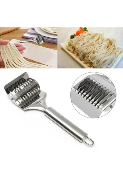 Paslanmaz Çelik Hamur Kesme Aparatı Metal Saplı fiyatları