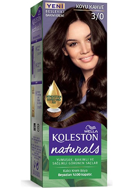 Naturals Saç Boyası Koyu Kahve 3/0