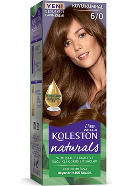 Naturals Saç Boyası Koyu Kumral 6/0