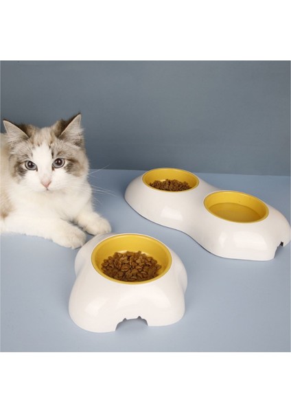 Floriashopping Yeni Tasarım Yumurta Sarısı Şekli Köpek ve Kedi Mama Kapları Mama Kabı modelleri