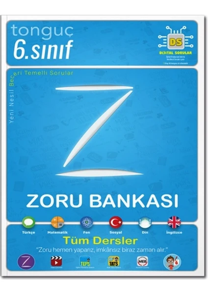 Tonguç Akademi 6. Sınıf Tüm Dersler Zoru Bankası - Soru Bankası