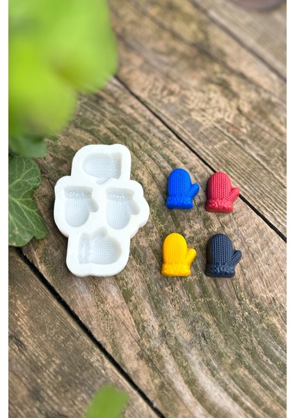 3D Eldiven Mini Dörtlü Mum Kalıbı ( Silikon ) fırsatları