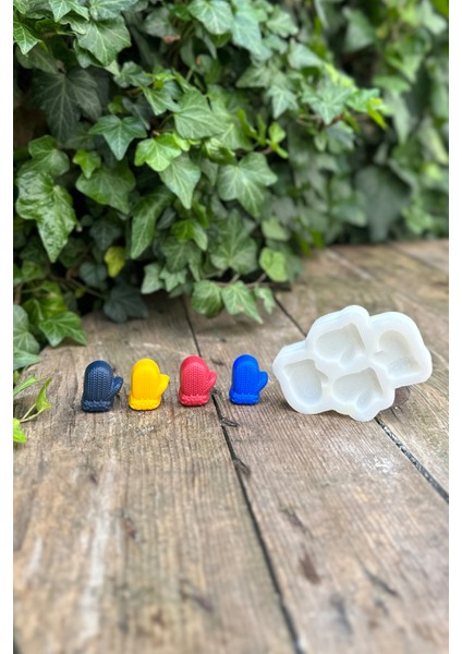 3D Eldiven Mini Dörtlü Mum Kalıbı ( Silikon ) indirimleri