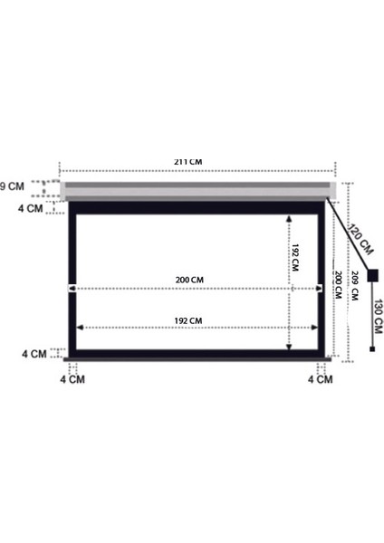 Codegen (Ex-18) 180X180 Motorlu Uzaktan Kumandalı Pro.perde indirimleri