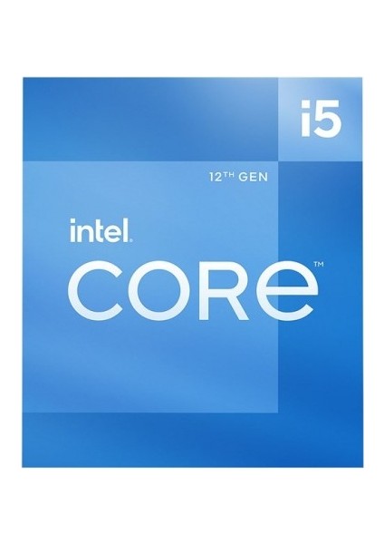 Intel Core I5-12400 6 Core 2.5ghz 18MB 65W LGA1700 12.nesil Box (Grafik Kart Var Fan Var)