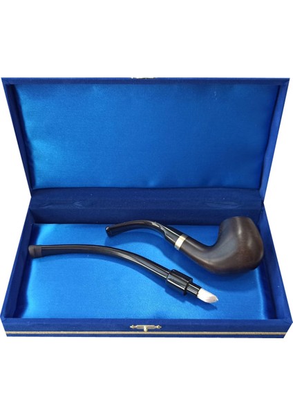 Uzun Kısa Sap Metal Veya 9 mm Filtre Bir Arada Siyah Gemici Pipo fiyatları