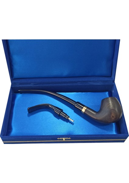 Uzun Kısa Sap Metal Veya 9 mm Filtre Bir Arada Siyah Gemici Pipo fırsatları